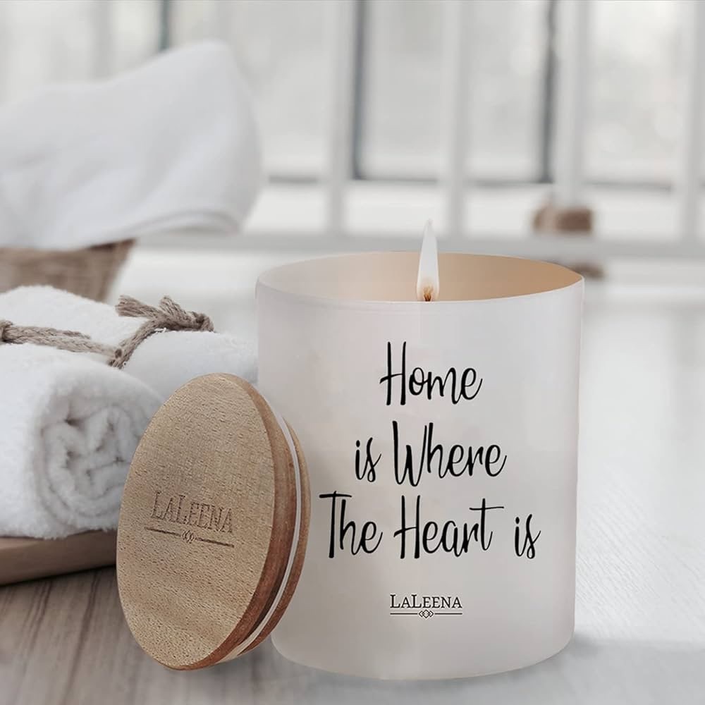 Laleena 14 oz Natural Soy Wax Candle - Lavender - NIB
